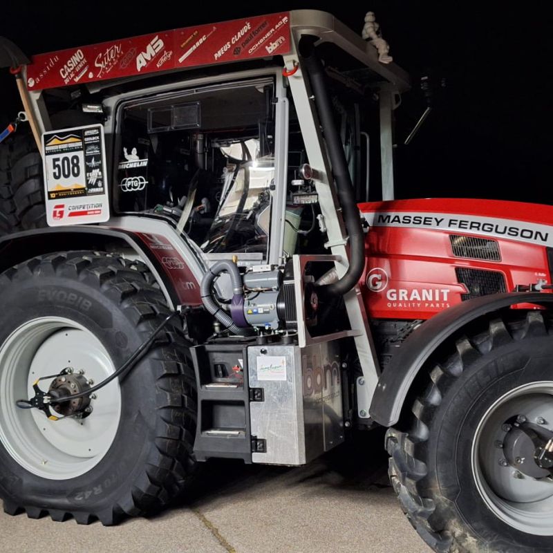 Le Maroc Challenge en tracteur